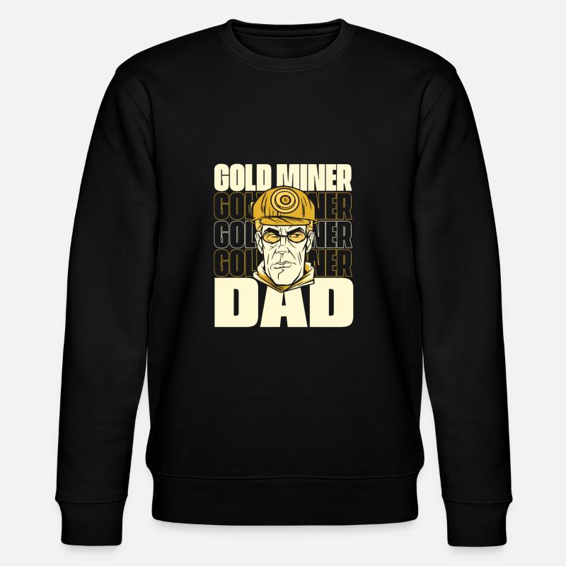 Goldbergbau Goldmine - Stanley/Stella Unisex Bio-Sweatshirt CHANGER - Schwarz