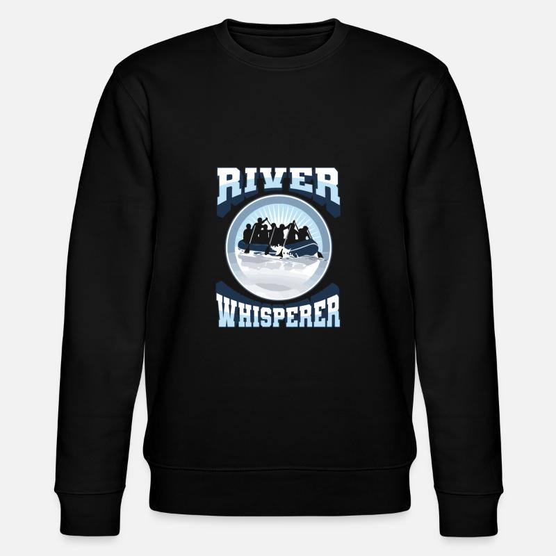 Rafting Canoë Kayak d’eau vive - Sweat bio CHANGER Stanley/Stella Unisexe - noir