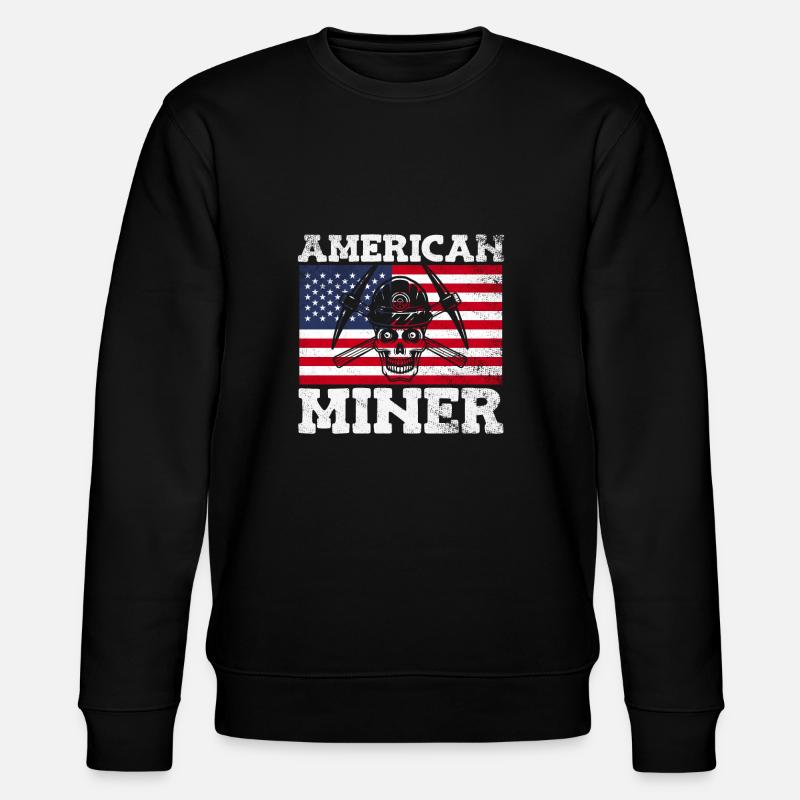 Gold Mining Gold Mine - Stanley/Stella CHANGER Unisex Organic Sweatshirt - black