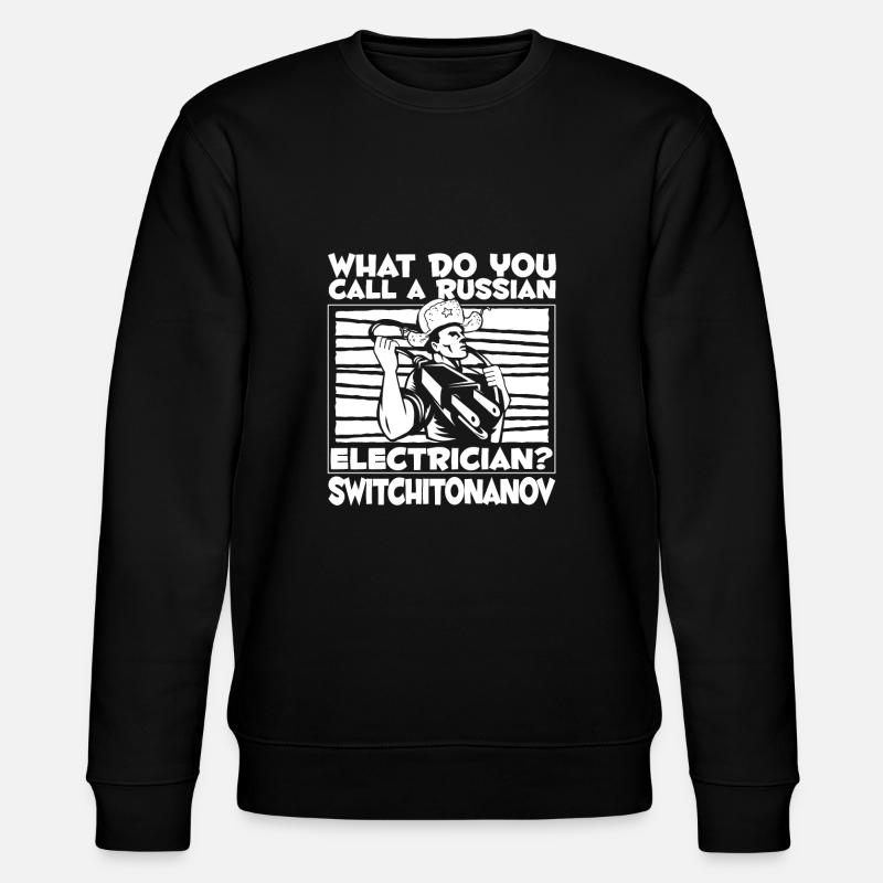 Elektriker Elektrotechniker Elektroniker - Stanley/Stella Unisex Bio-Sweatshirt CHANGER  - Schwarz