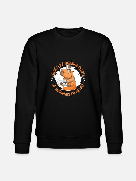 Capybara capybara rodent - Stanley/Stella CHANGER Unisex Organic Sweatshirt - black