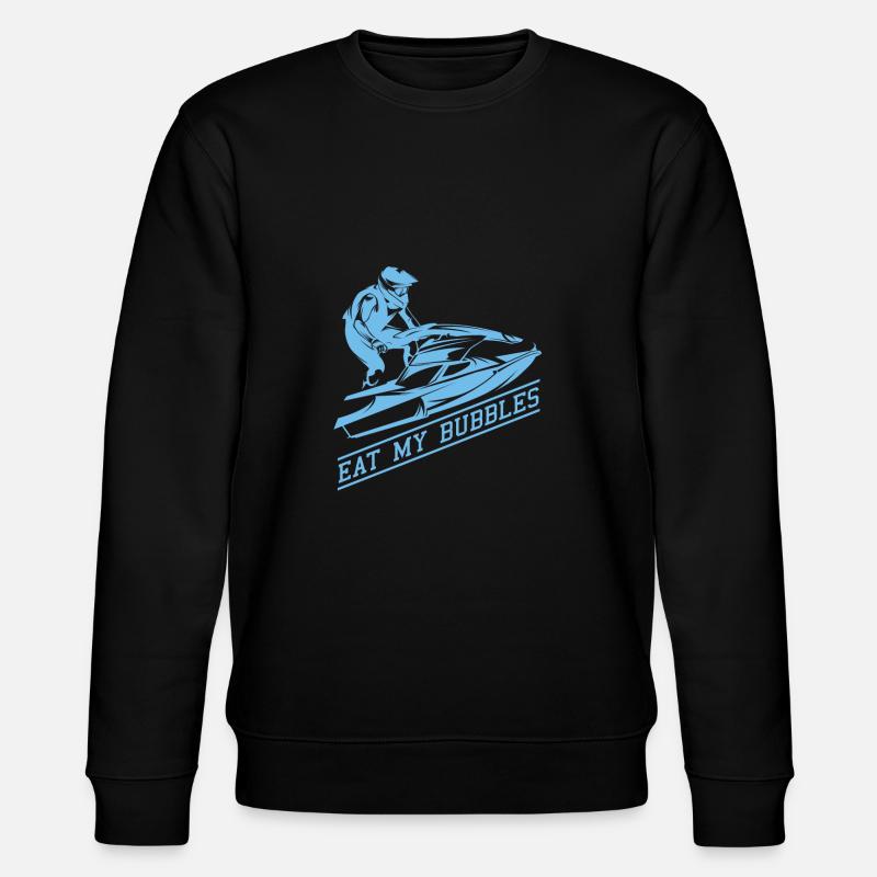 Jetski Jet Ski Snowmobile - Stanley/Stella CHANGER Unisex Organic Sweatshirt - black