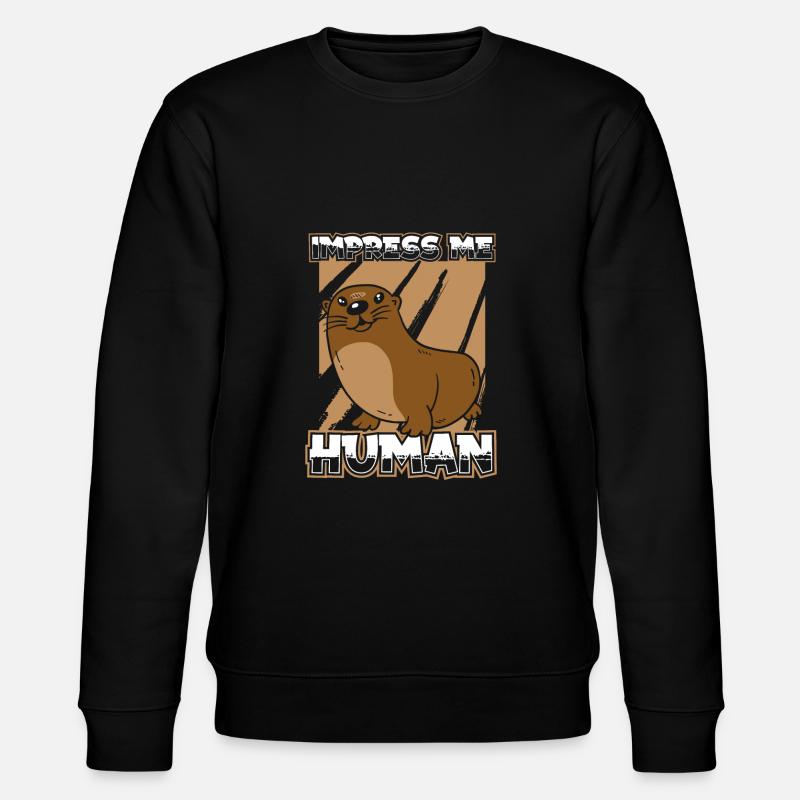 Loutre - Sweat bio CHANGER Stanley/Stella Unisexe - noir