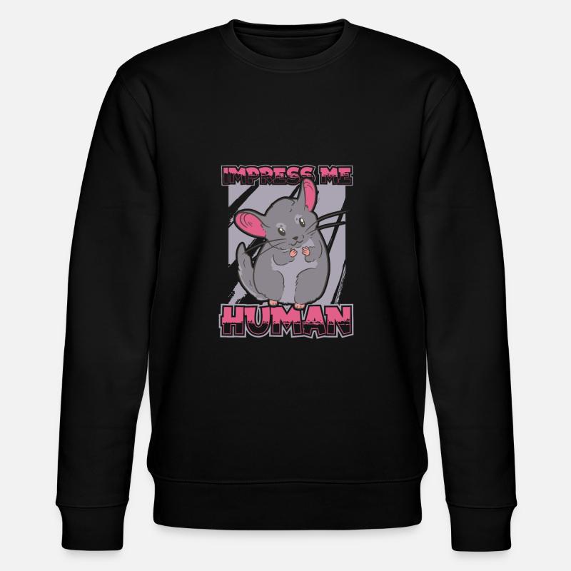 Chinchilla - Stanley/Stella Unisex Bio-Sweatshirt CHANGER  - Schwarz