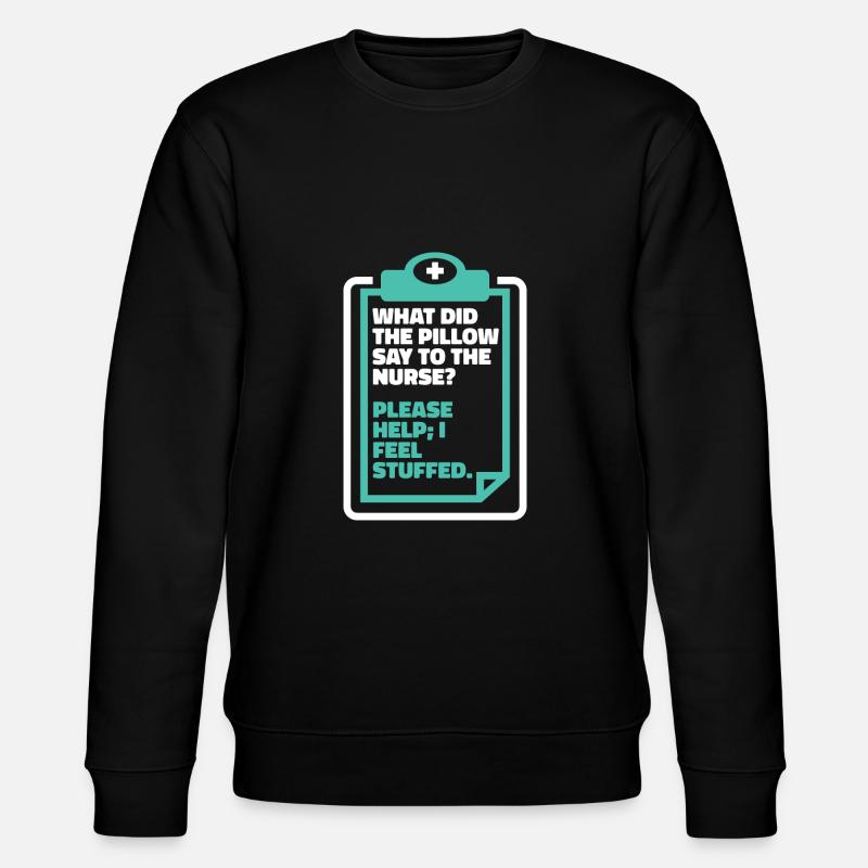 Krankenschwester - Stanley/Stella Unisex Bio-Sweatshirt CHANGER  - Schwarz