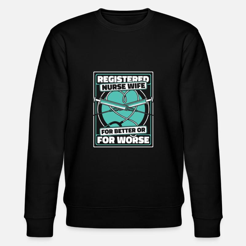 Infirmier - Sweat bio CHANGER Stanley/Stella Unisexe - noir