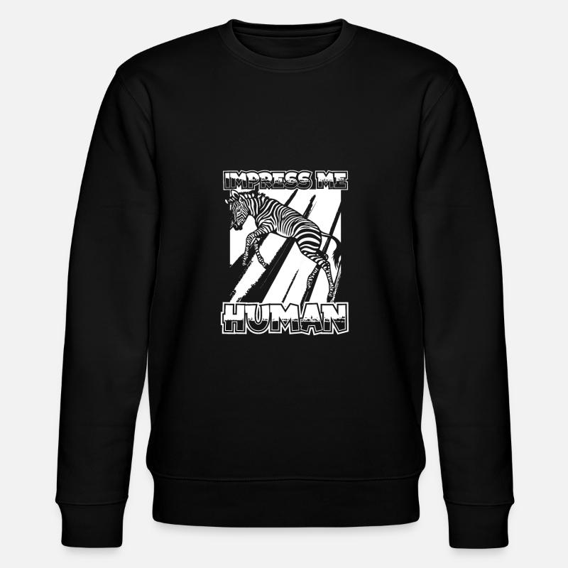 Zebra - Stanley/Stella CHANGER Unisex Organic Sweatshirt - black