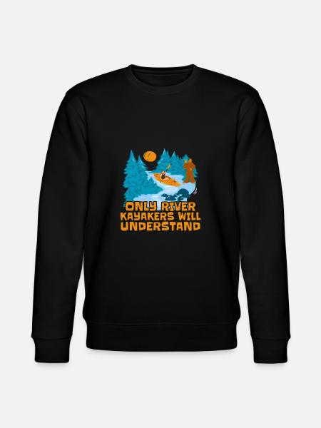 Kayak river kayak - Stanley/Stella CHANGER Unisex Organic Sweatshirt - black