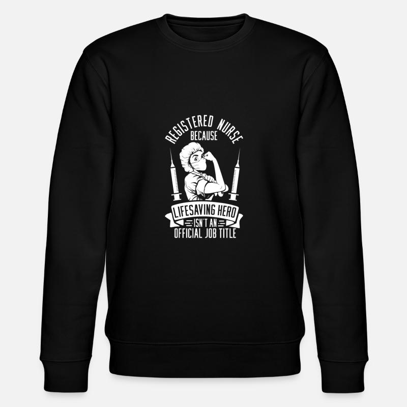 Infirmière Komisch - Sweat bio CHANGER Stanley/Stella Unisexe - noir