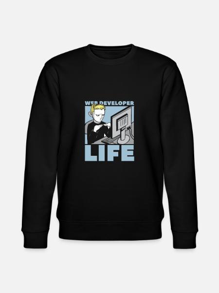 Web Entwickler Webdeveloper Web-Entwickler - Stanley/Stella Unisex Bio-Sweatshirt CHANGER - Schwarz
