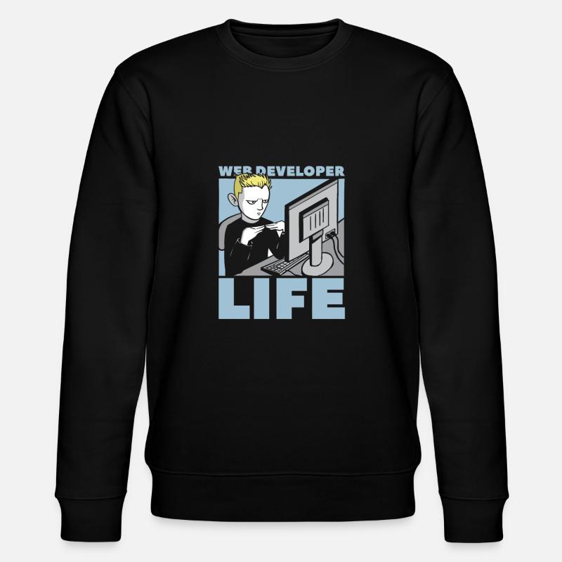 Web Entwickler Webdeveloper Web-Entwickler - Stanley/Stella Unisex Bio-Sweatshirt CHANGER  - Schwarz