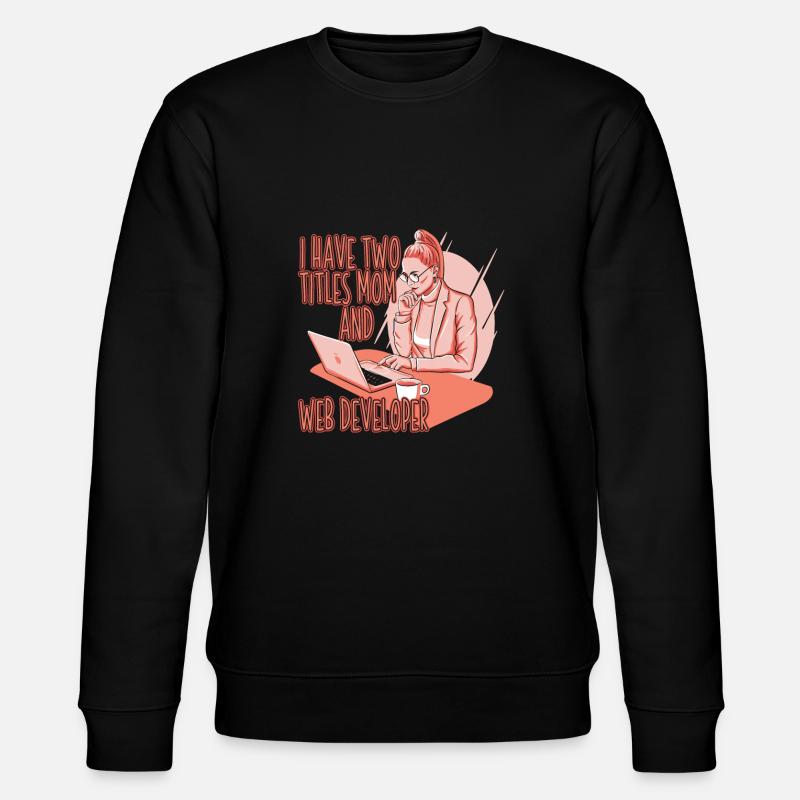 Web Entwickler Webdeveloper Web-Entwickler - Stanley/Stella Unisex Bio-Sweatshirt CHANGER  - Schwarz