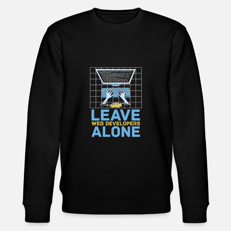 Web Entwickler Webdeveloper Web-Entwickler - Stanley/Stella Unisex Bio-Sweatshirt CHANGER  - Schwarz