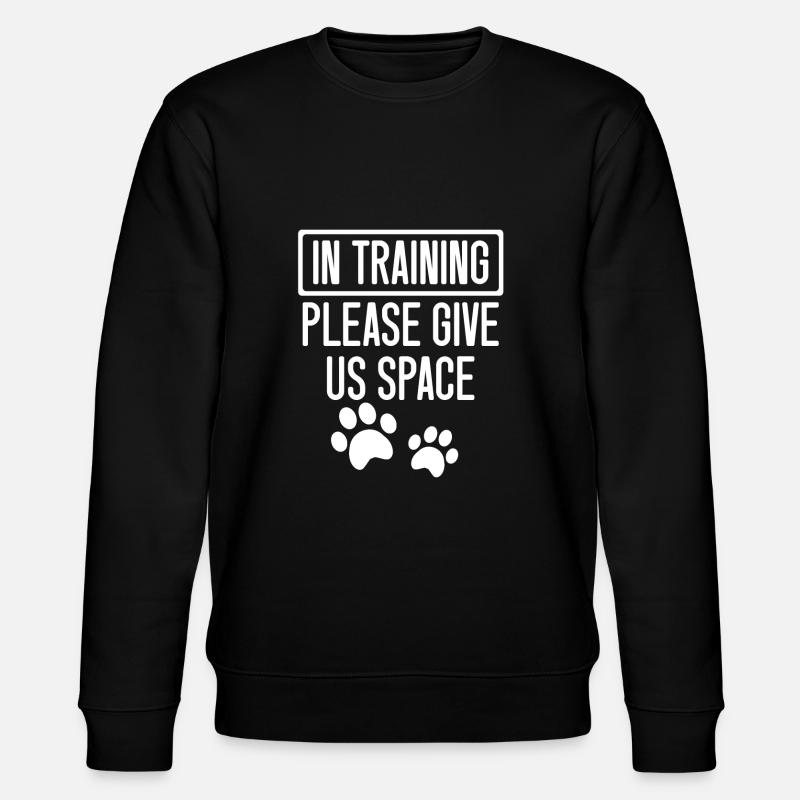 Hundetrainer Pfoten - Stanley/Stella Unisex Bio-Sweatshirt CHANGER  - Schwarz