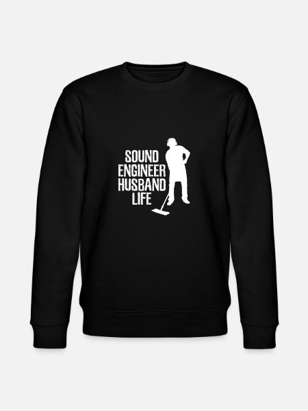 Sound Engineer Sound Engineer Husband - Stanley/Stella CHANGER Unisex Organic Sweatshirt - black