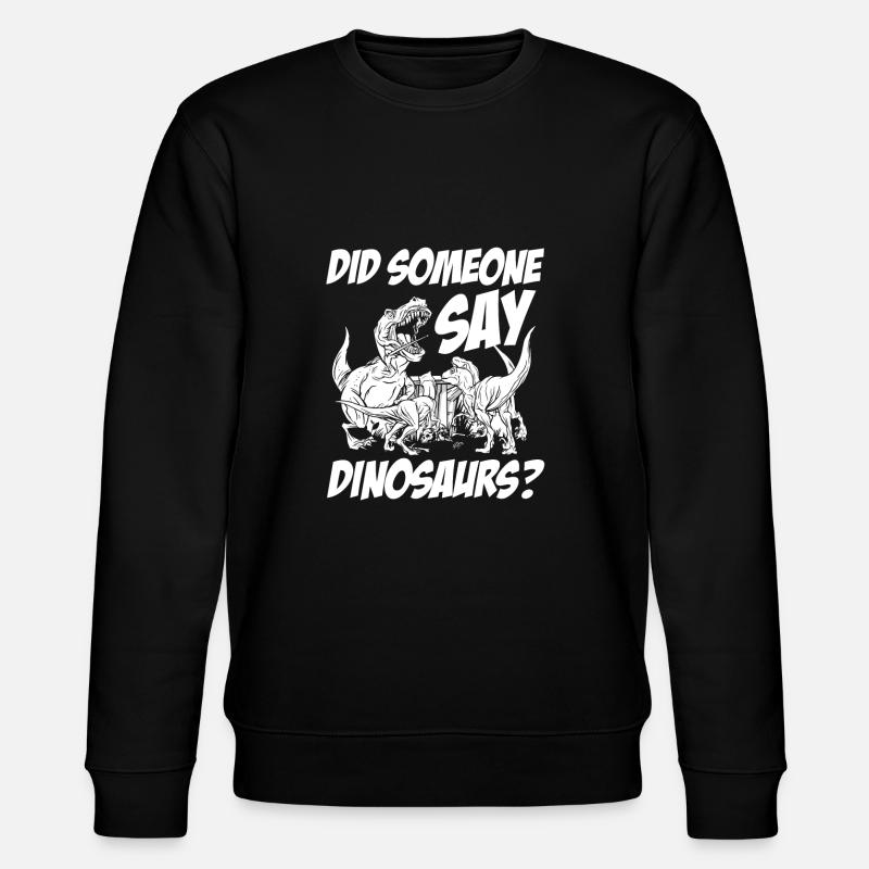 Dinosaurier Erwachsener Dinosaurier - Stanley/Stella Unisex Bio-Sweatshirt CHANGER  - Schwarz