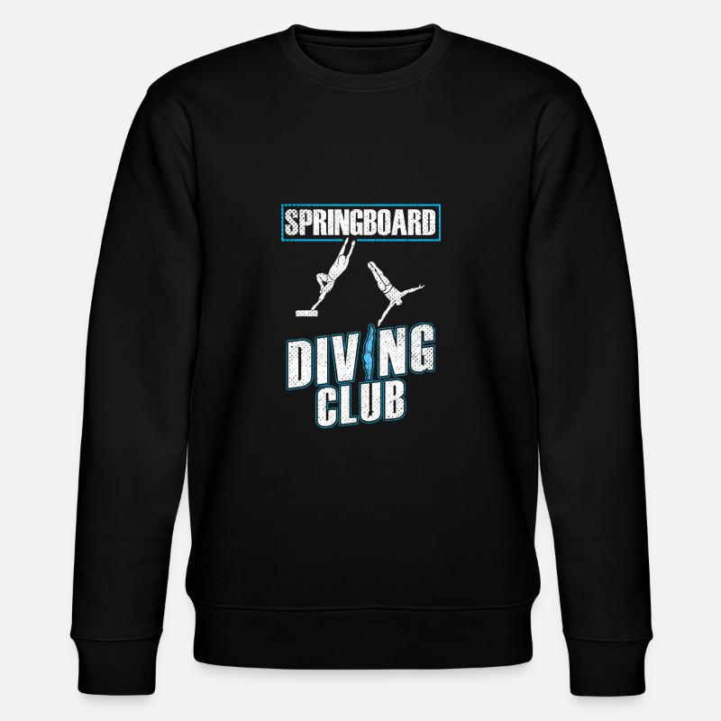 Turmspringen Turmspringer Verein - Stanley/Stella Unisex Bio-Sweatshirt CHANGER  - Schwarz