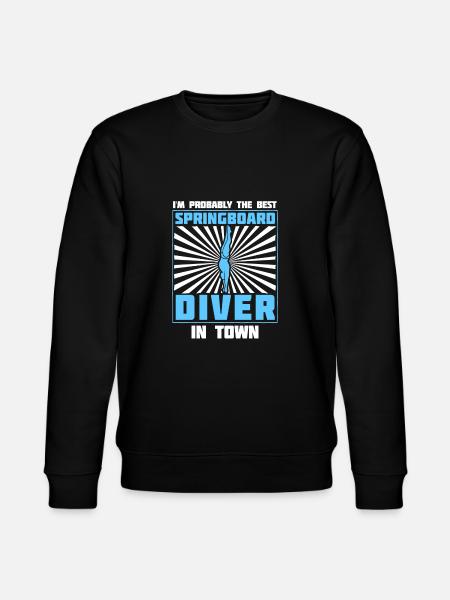 Diving Divers Lustig - Stanley/Stella CHANGER Unisex Organic Sweatshirt - black