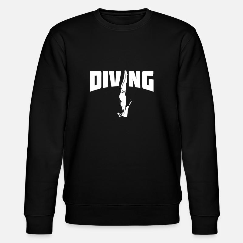 Diving Divers - Stanley/Stella CHANGER Unisex Organic Sweatshirt - black