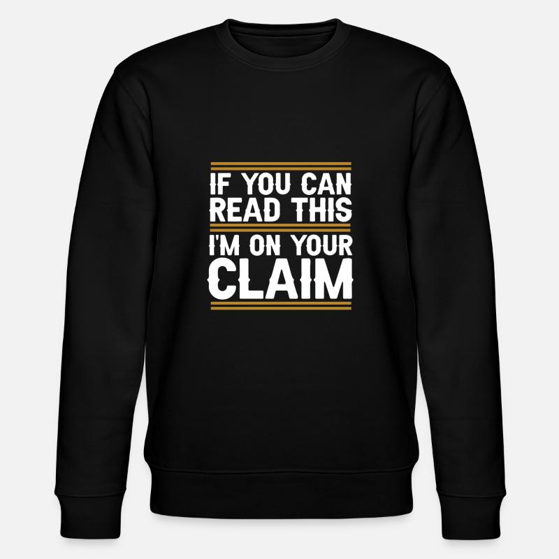 Prospectors Digging Treasure - Stanley/Stella CHANGER Unisex Organic Sweatshirt - black