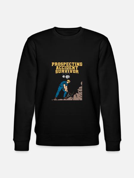 Prospectors Digging Treasure - Stanley/Stella CHANGER Unisex Organic Sweatshirt - black