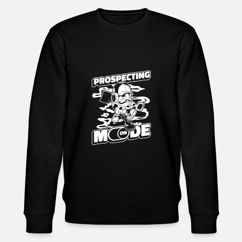 Prospectors Digging Treasure - Stanley/Stella CHANGER Unisex Organic Sweatshirt - black