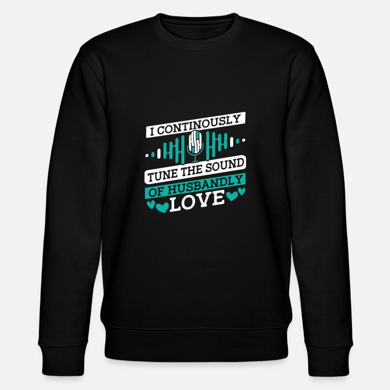 Tontechniker Toningenieur Tontechniker Ehemann - Stanley/Stella Unisex Bio-Sweatshirt CHANGER - Schwarz
