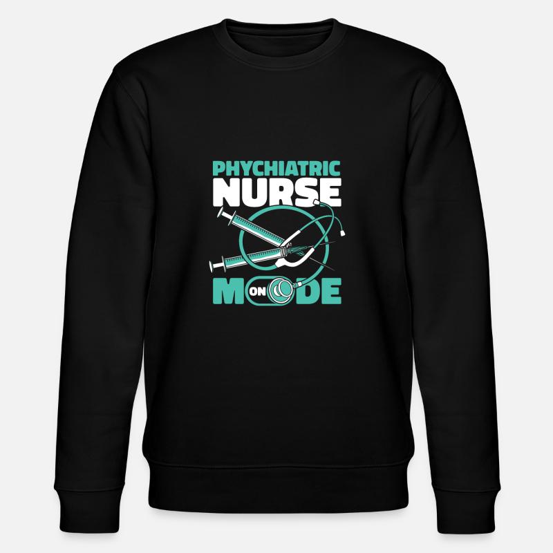 Krankenschwester - Stanley/Stella Unisex Bio-Sweatshirt CHANGER  - Schwarz