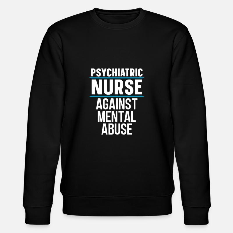 Krankenschwester - Stanley/Stella Unisex Bio-Sweatshirt CHANGER  - Schwarz