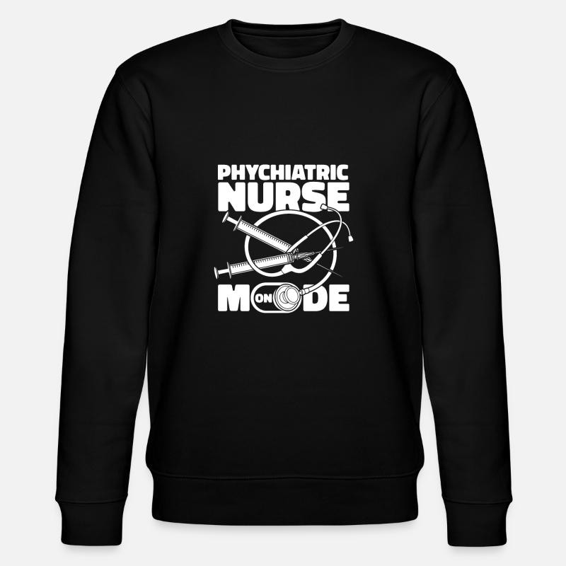 Krankenschwester - Stanley/Stella Unisex Bio-Sweatshirt CHANGER  - Schwarz