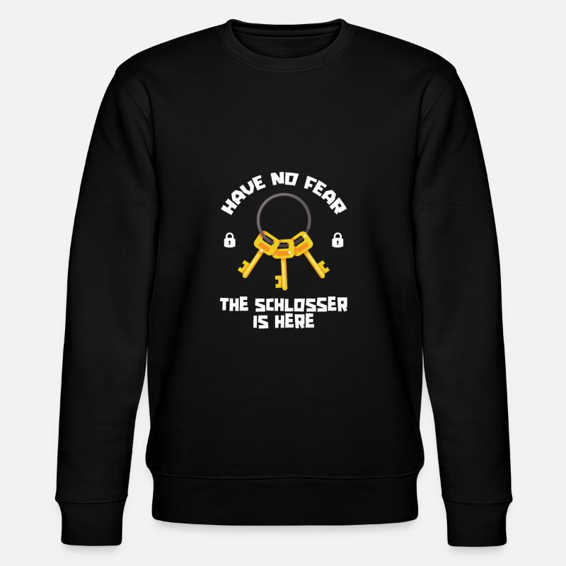 Blacksmith Metal Worker Locksmith - Stanley/Stella CHANGER Unisex Organic Sweatshirt - black