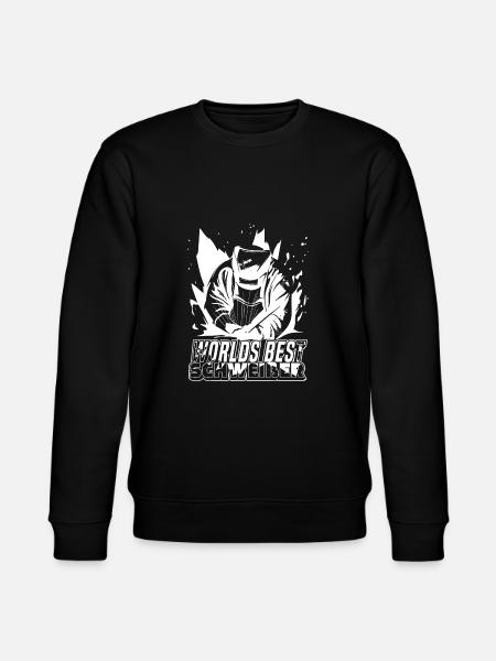 Blacksmith Metal Worker Locksmith - Stanley/Stella CHANGER Unisex Organic Sweatshirt - black