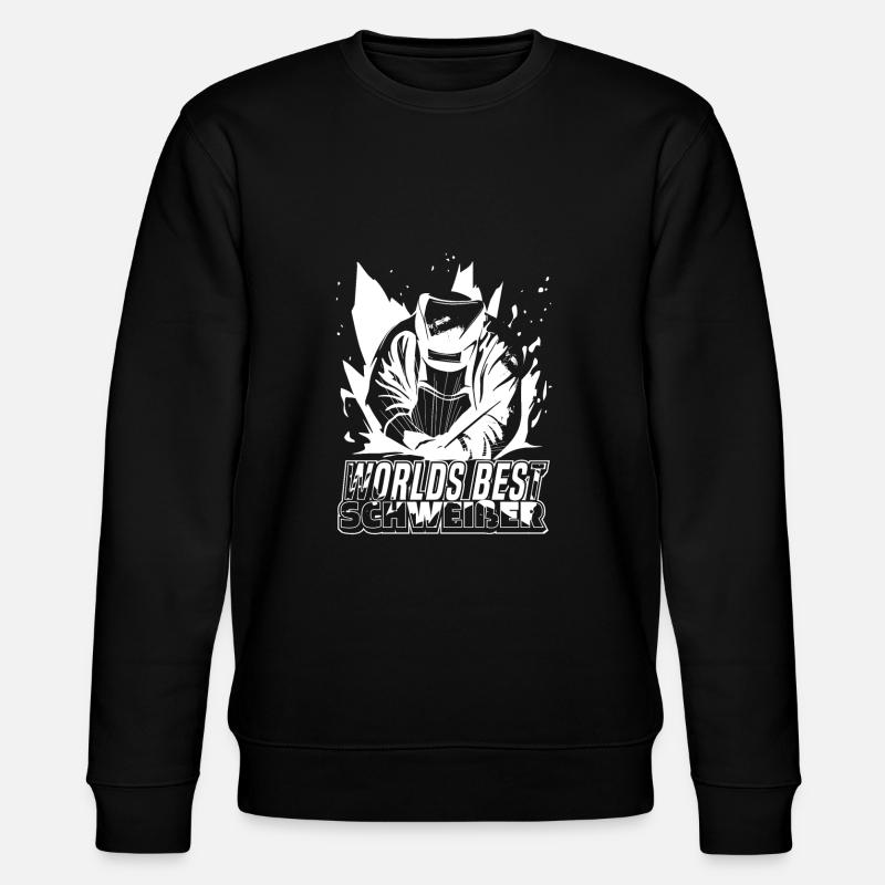 Blacksmith Metal Worker Locksmith - Stanley/Stella CHANGER Unisex Organic Sweatshirt - black