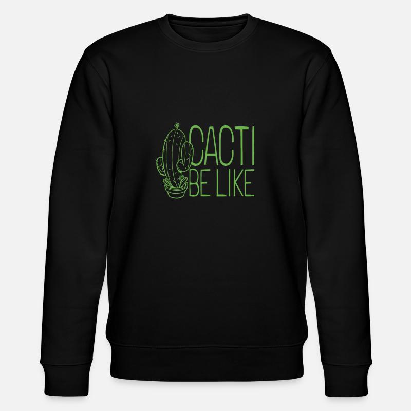 Cactus Jardin Cactus - Sweat bio CHANGER Stanley/Stella Unisexe - noir