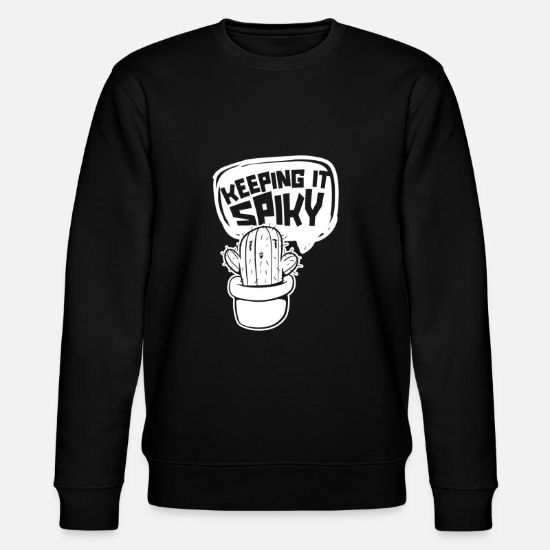 Cactus Garden Cactus - Stanley/Stella CHANGER Unisex Organic Sweatshirt - black