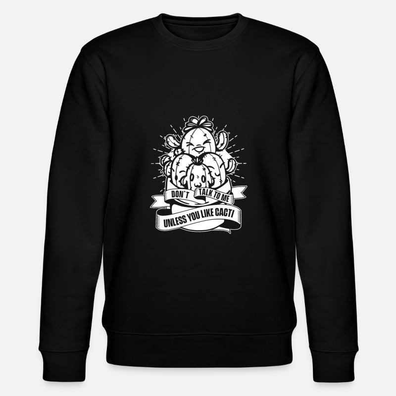 Cactus Garden Cactus - Stanley/Stella CHANGER Unisex Organic Sweatshirt - black