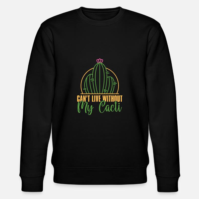Cactus Jardin Cactus - Sweat bio CHANGER Stanley/Stella Unisexe - noir