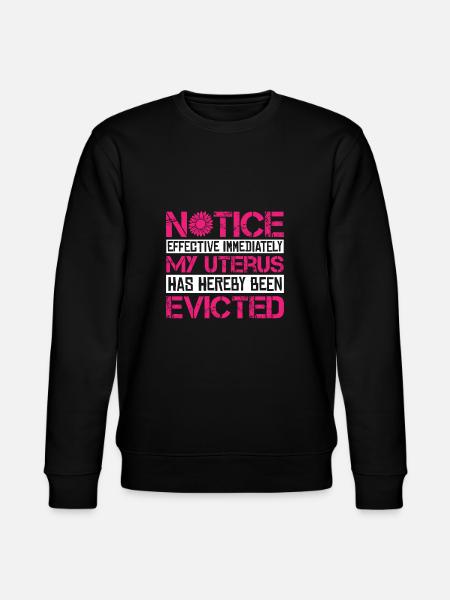 Hysterektomie Hysterektomie - Stanley/Stella Unisex Bio-Sweatshirt CHANGER  - Schwarz