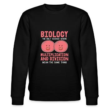Biologiste en biologie Majeure en biologie amusante - Sweat bio CHANGER Stanley/Stella Unisexe - noir - Devant - Nik (191cm) & Marisol (170cm)