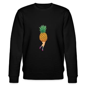 Attacher l’ananas - Sweat bio CHANGER Stanley/Stella Unisexe - noir - Devant - Nik (191cm) & Marisol (170cm)