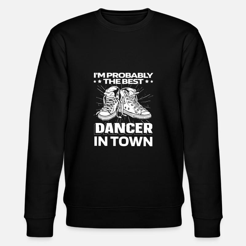 Dancing Dancers Funny - Stanley/Stella CHANGER Unisex Organic Sweatshirt - black