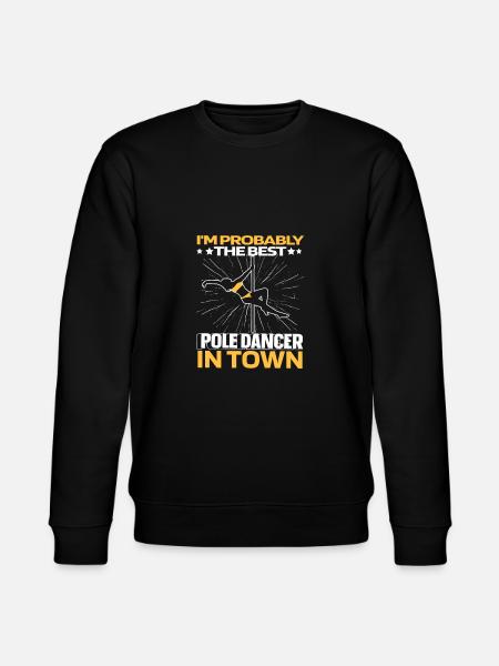 Pole Dancing Witzig - Stanley/Stella Unisex Bio-Sweatshirt CHANGER  - Schwarz