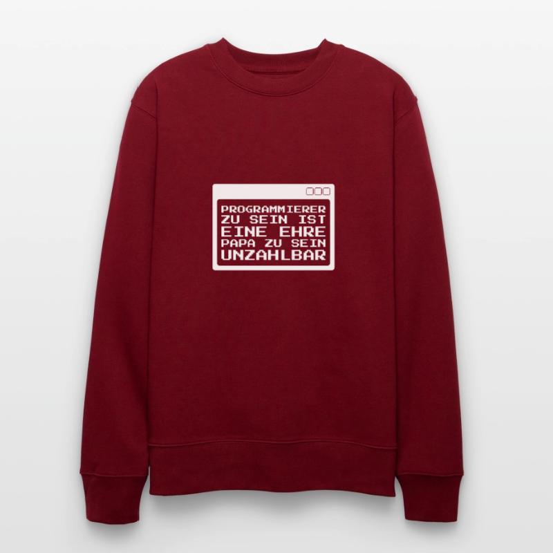 Entwickler Coder Programmierer Stanley/Stella Unisex Bio-Sweatshirt CHANGER 