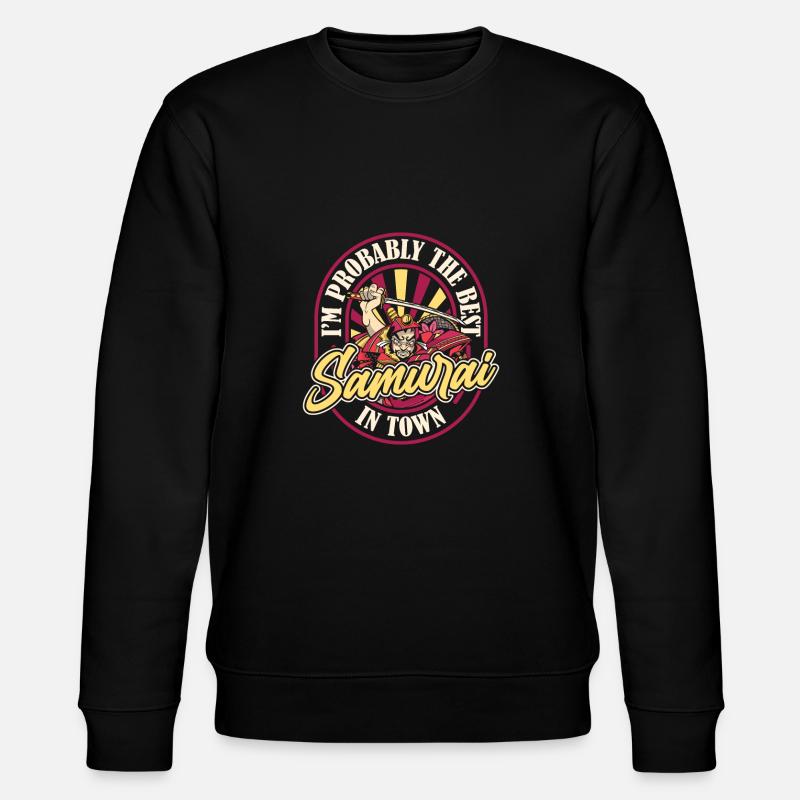 Samurai Katana - Stanley/Stella CHANGER Unisex Organic Sweatshirt - black