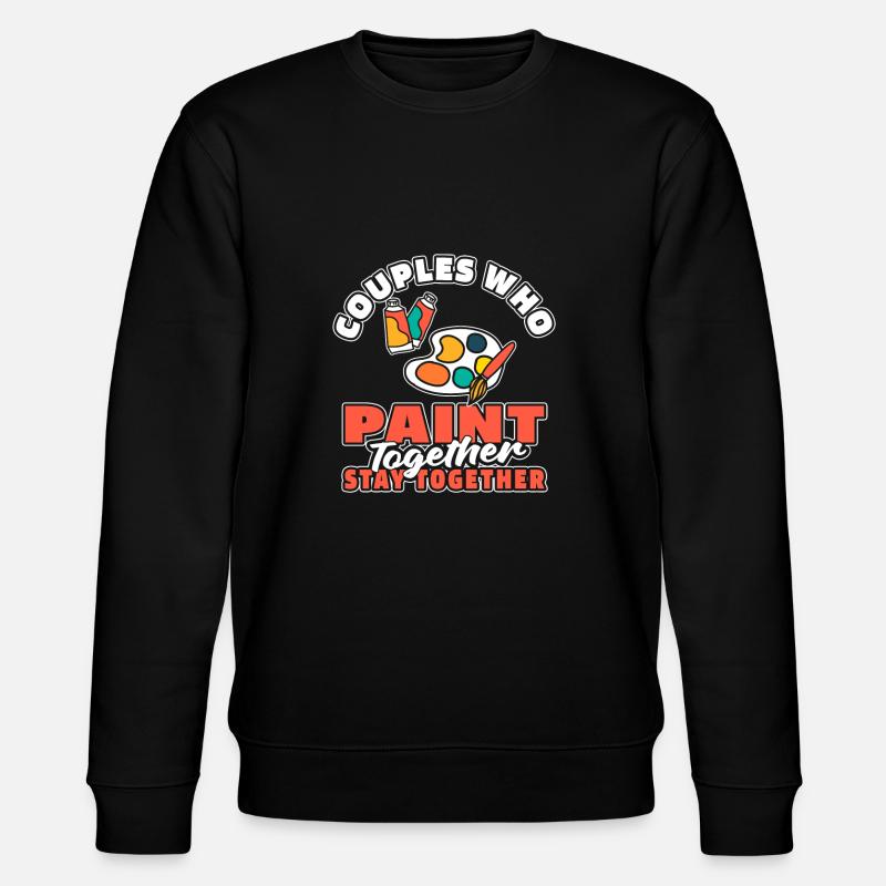 Peintre Vernisseur Couple - Sweat bio CHANGER Stanley/Stella Unisexe - noir