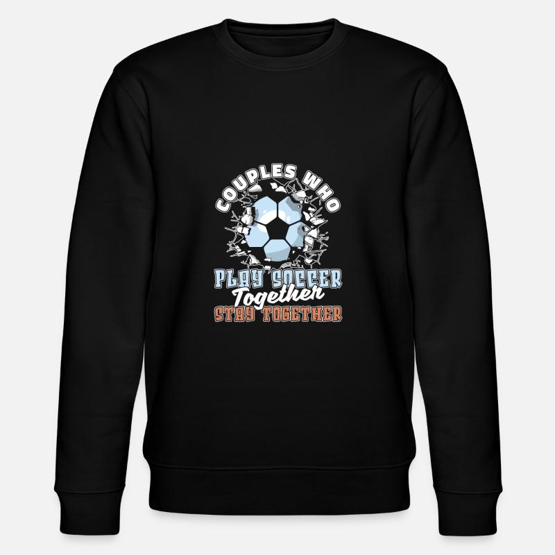 Couple de footballeurs - Sweat bio CHANGER Stanley/Stella Unisexe - noir