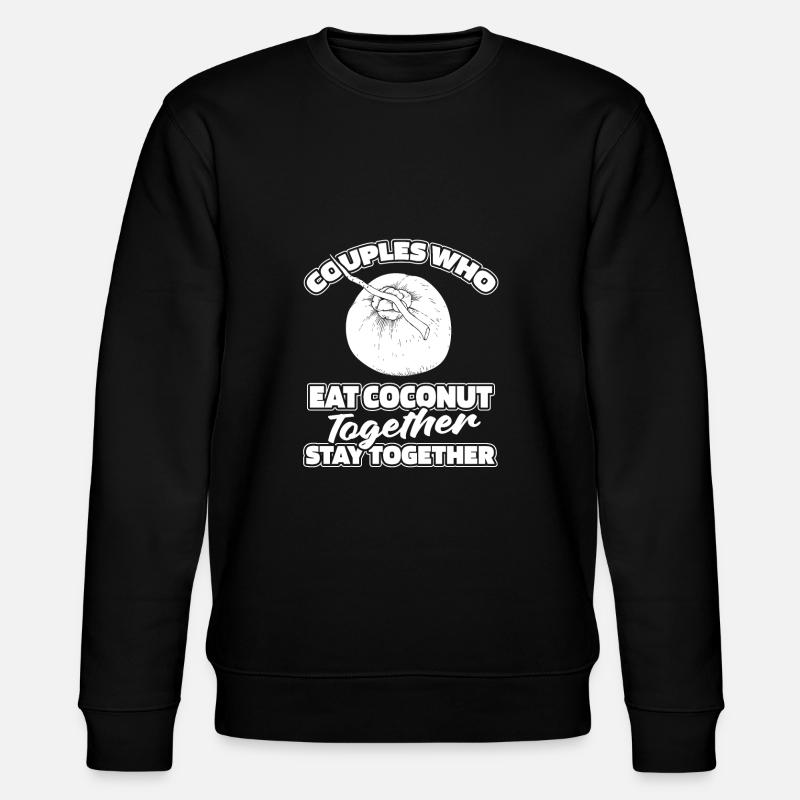 Paire de noix de - Sweat bio CHANGER Stanley/Stella Unisexe - noir