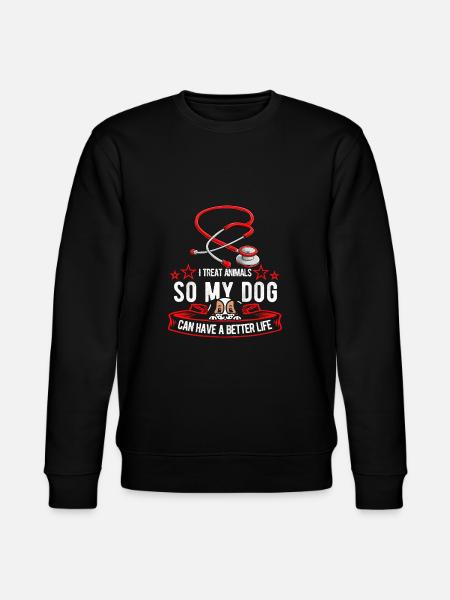 Veterinary Assistant Veterinary Assistant Dog - Stanley/Stella CHANGER Unisex Organic Sweatshirt - black