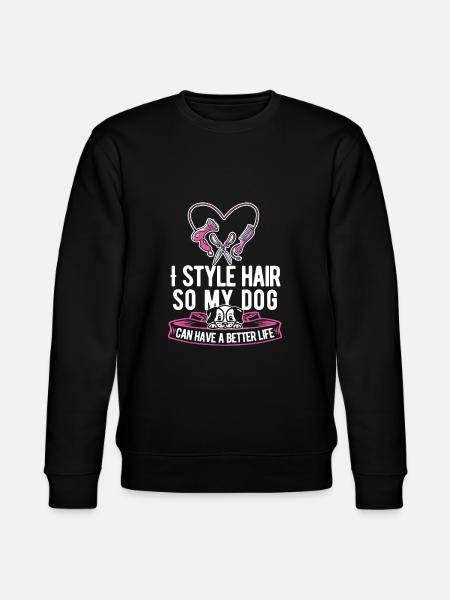 Coiffeur Coiffeur Chien - Sweat bio CHANGER Stanley/Stella Unisexe - noir