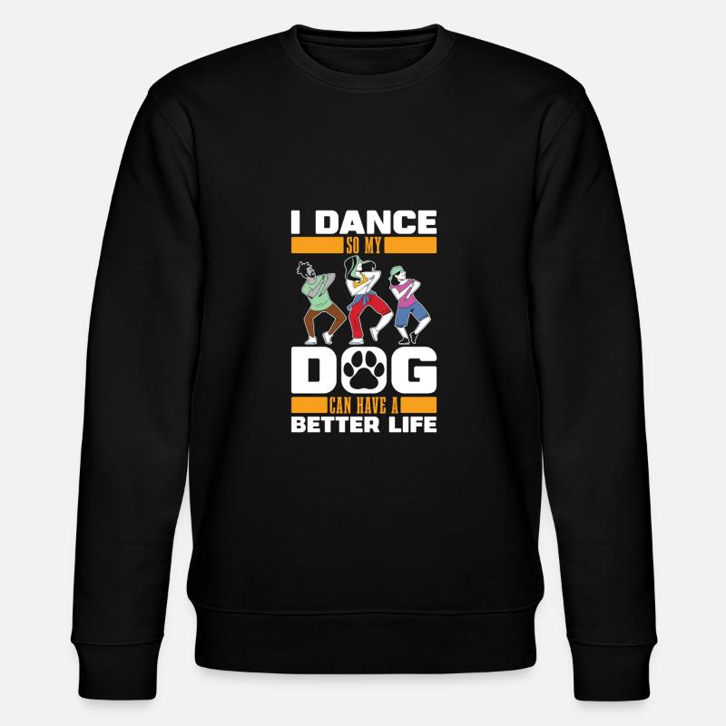 Chien danseur dansant - Sweat bio CHANGER Stanley/Stella Unisexe - noir